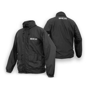 Men's Black Windbreaker Jacket